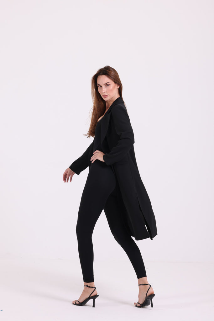 Long Black Blazer - AngelCode